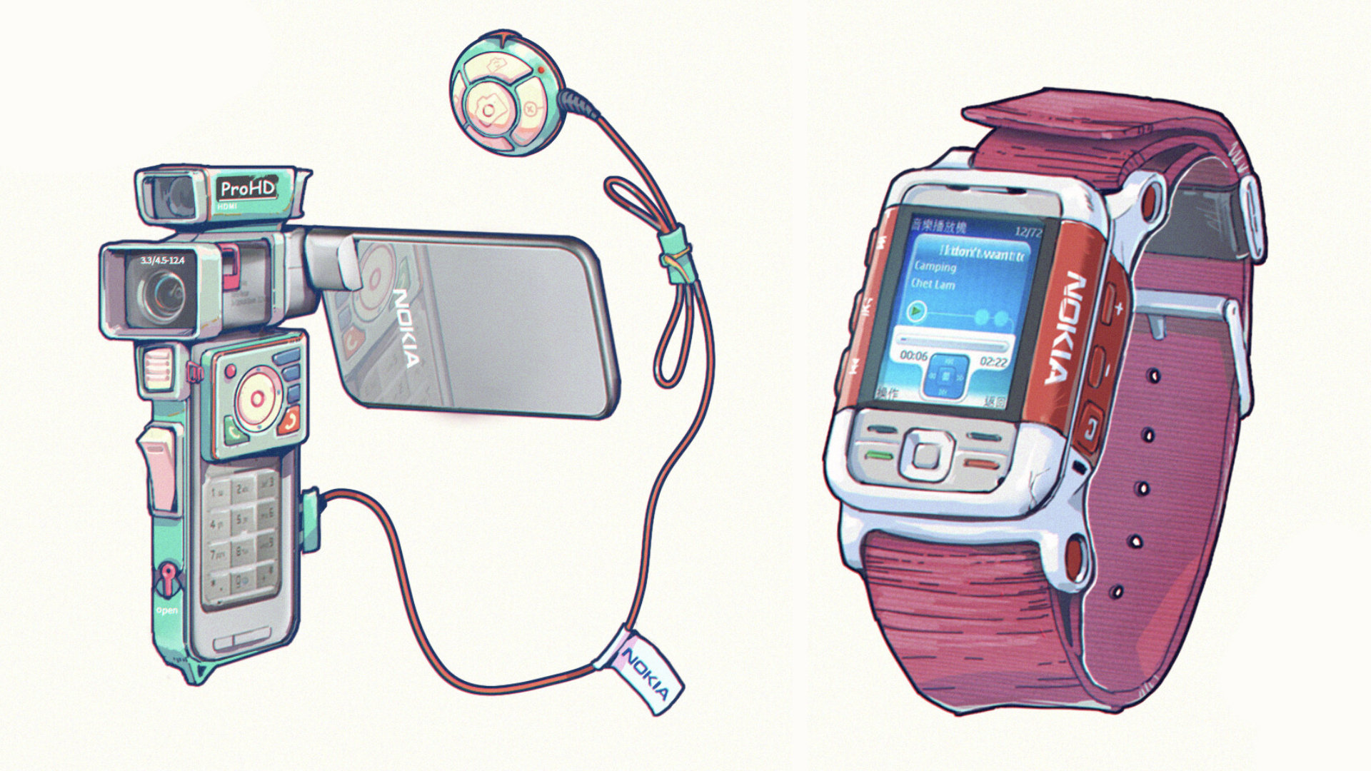Как выглядели бы телефоны Nokia из 2000-х, если бы их создали в наше время