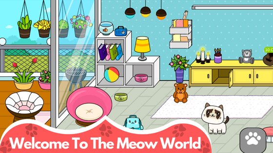 My Cat Town – котя домашнее животное 2.3.6. Скриншот 1