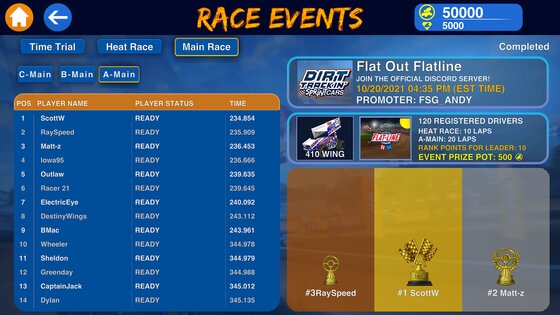 Dirt Trackin Sprint Cars 4.1.8. Скриншот 3