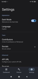 ReVanced Manager 1.24.0. Скриншот 5