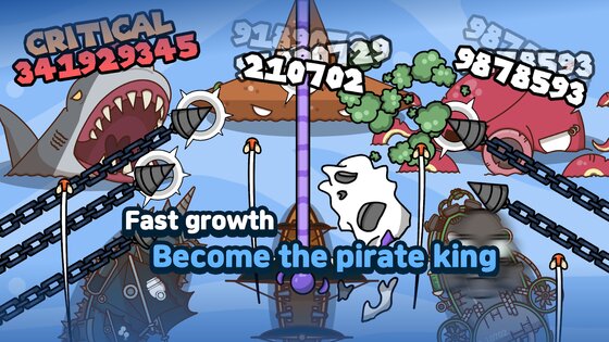 Idle Pirate Ship 1.45. Скриншот 2