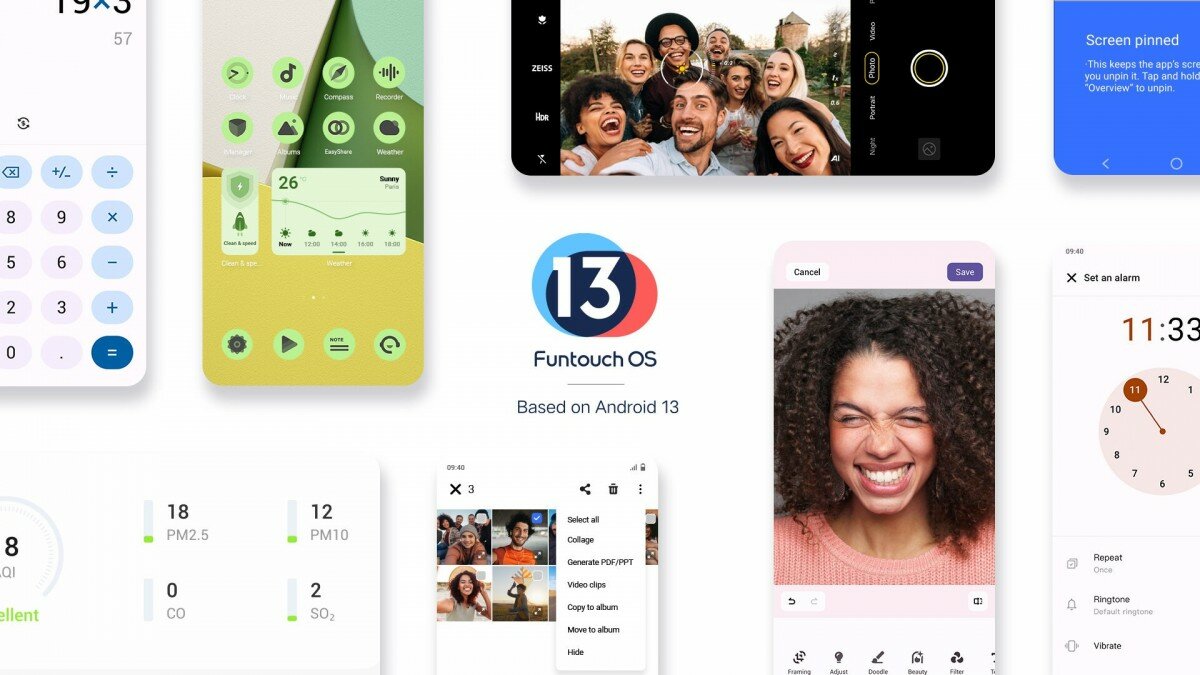 Vivo представила Funtouch 13 на основе Android 13. Какие смартфоны обновятся