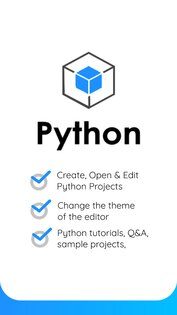 Python IDE Mobile 1.5.9. Скриншот 1