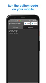 Python IDE Mobile 1.5.9. Скриншот 4