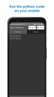 Python IDE Mobile 1.5.5. Скриншот 4
