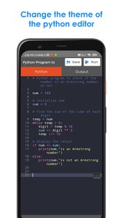 Python IDE Mobile 1.5.9. Скриншот 5
