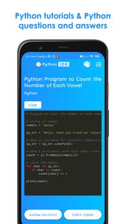 Python IDE Mobile 1.5.5. Скриншот 8