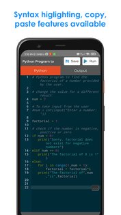 Python IDE Mobile 1.5.5. Скриншот 14