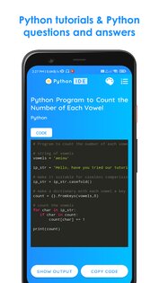 Python IDE Mobile 1.5.9. Скриншот 24