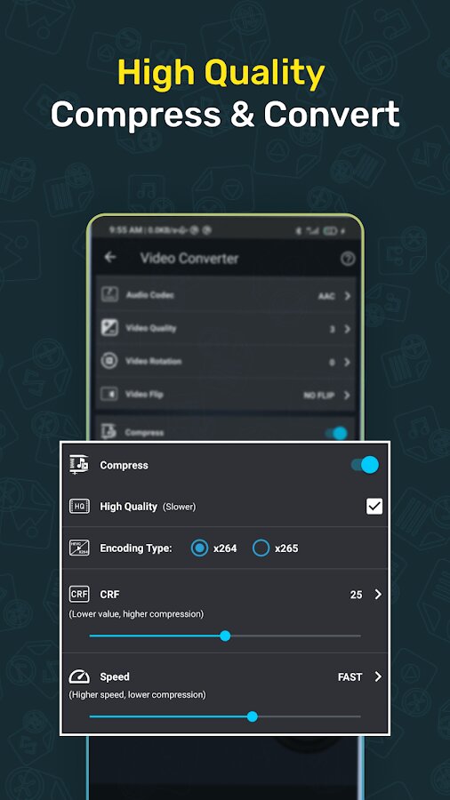 Скачать Video Converter Compressor 1.6.4 для Android
