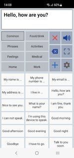 Speech Assistant AAC 6.5.1.1. Скриншот 1