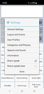 Speech Assistant AAC 6.4.5. Скриншот 8