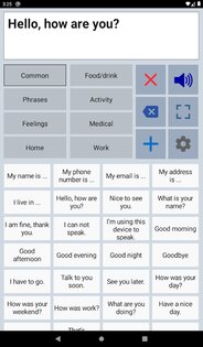 Speech Assistant AAC 6.4.5. Скриншот 9