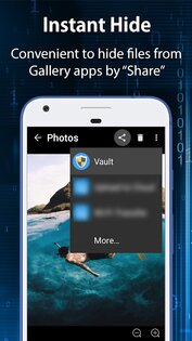 Clock Vault – скрыть фотографии, видео 55.0. Скриншот 4
