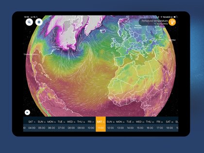 Ventusky – прогноз погоды 30.1. Скриншот 9