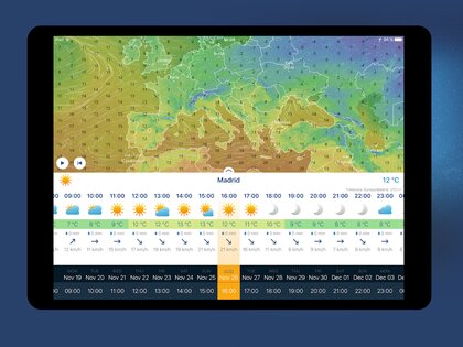 Ventusky – прогноз погоды 40.2. Скриншот 14