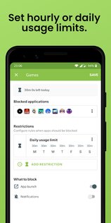 Block Apps and Sites 8.0.2. Скриншот 4