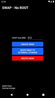 SWAP – No ROOT 3.18.0. Скриншот 1
