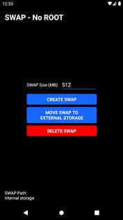 SWAP – No ROOT 4.6.1. Скриншот 1