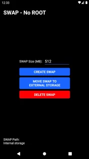 SWAP – No ROOT 3.12.5. Скриншот 1