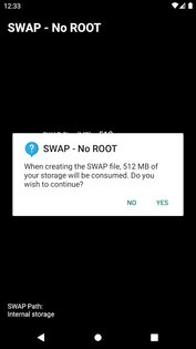 SWAP – No ROOT 3.18.0. Скриншот 2