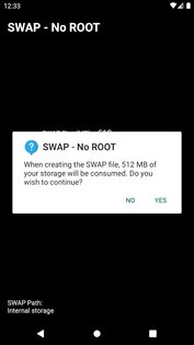 SWAP – No ROOT 4.6.1. Скриншот 2