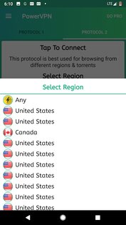 PowerVPN 2.1.1. Скриншот 9