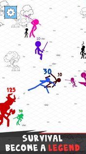 Number.io: Stick Tower Defense 3.1.2. Скриншот 3