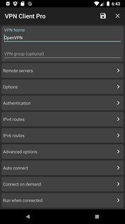 VPN Client Pro 1.01.69. Скриншот 5