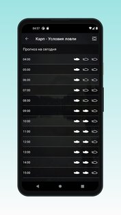 Когда ловить рыбу 4.3.3. Скриншот 5