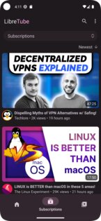 LibreTube 0.28.1. Скриншот 2