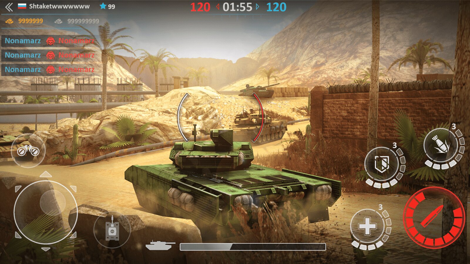 Скачать Modern Assault Tanks 3.74.09 для Android