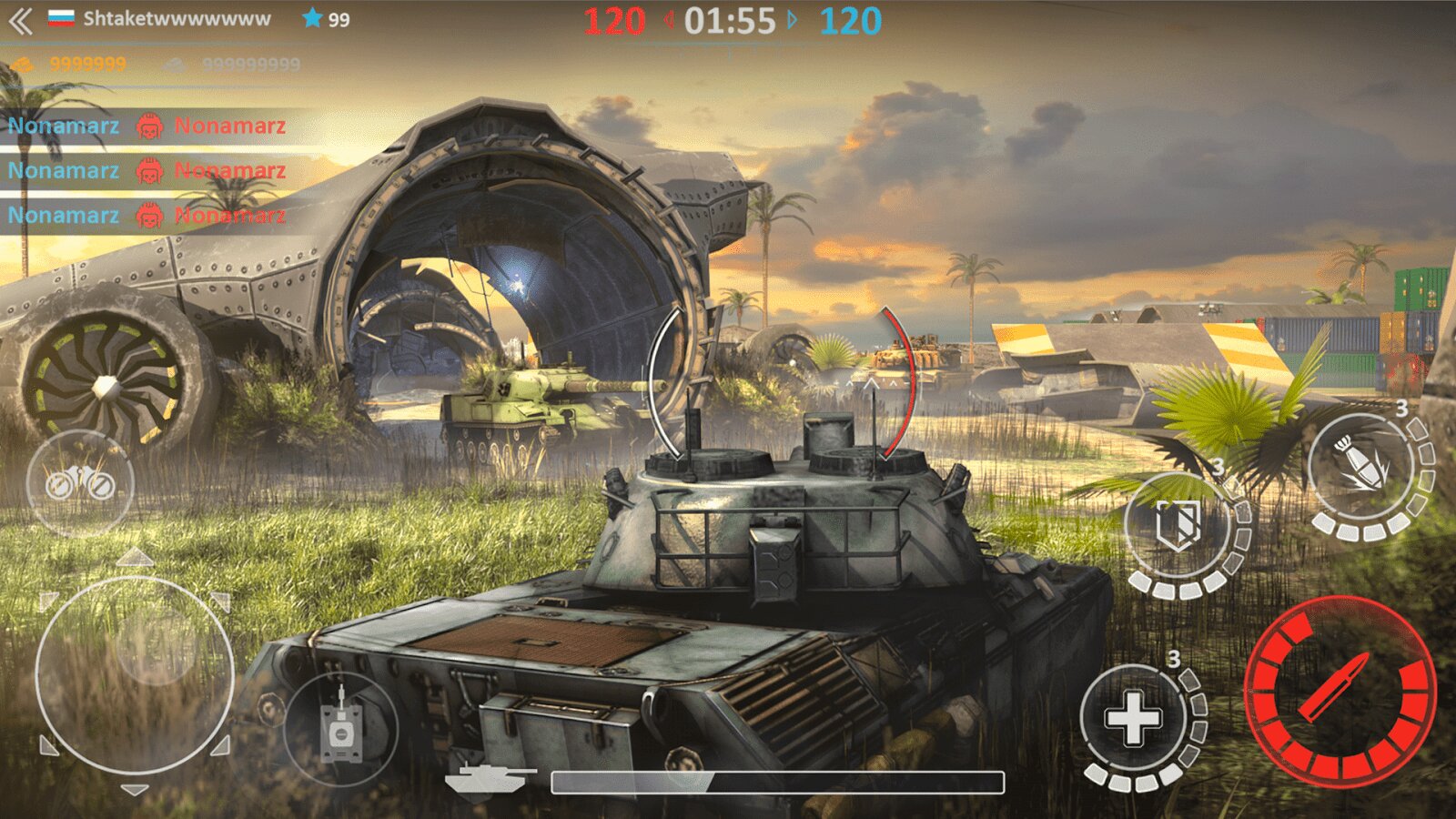 Скачать Modern Assault Tanks 3.74.09 для Android