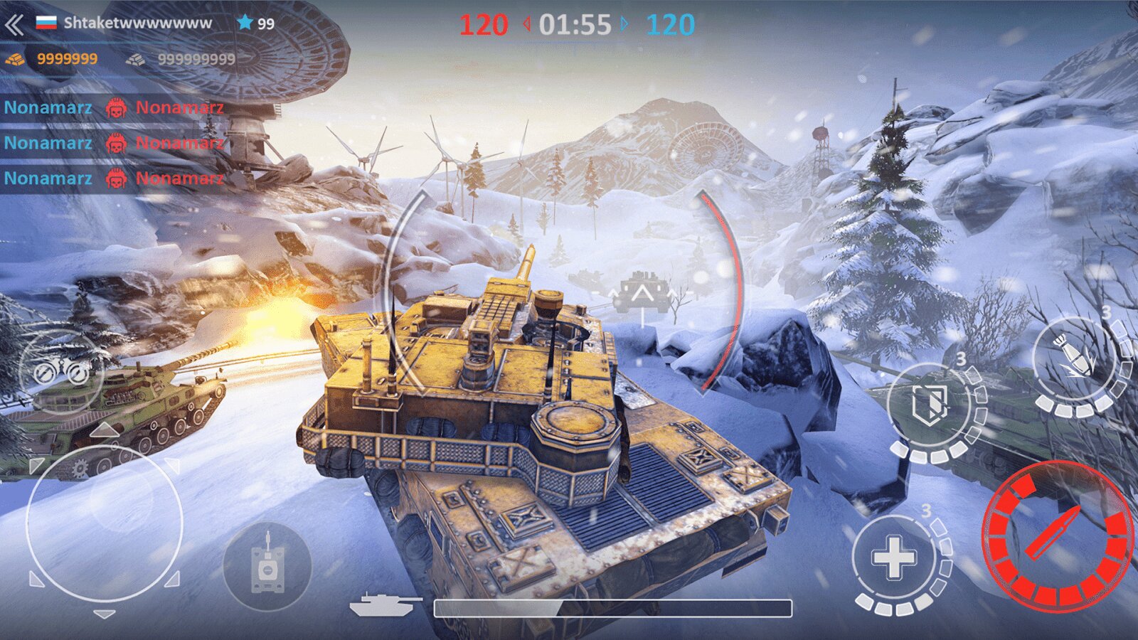 Скачать Modern Assault Tanks 3.74.09 для Android