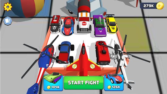 Superhero Car Merge Master 1.0.16. Скриншот 7