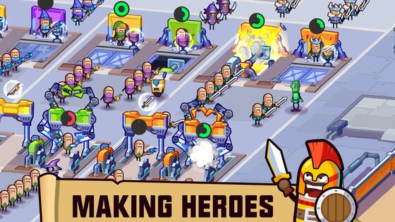 Hero Making Tycoon: Idle Games 2.3.1. Скриншот 3