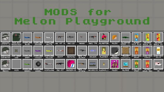 MelMod for Melon Playground 1.2.6. Скриншот 1