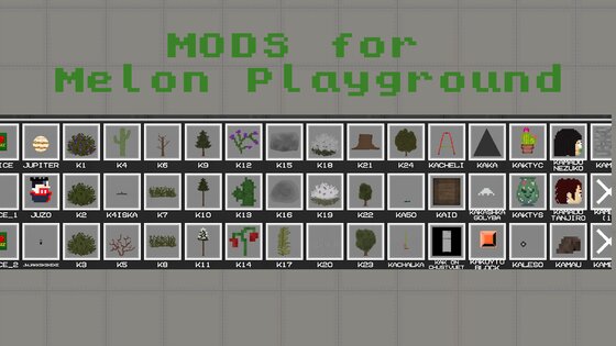 MelMod for Melon Playground 1.2.6. Скриншот 2