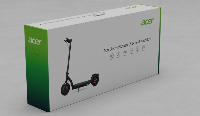 ЧП: скидки на электросамокаты Acer ES Series с мощным двигателем и запасом хода до 65 км