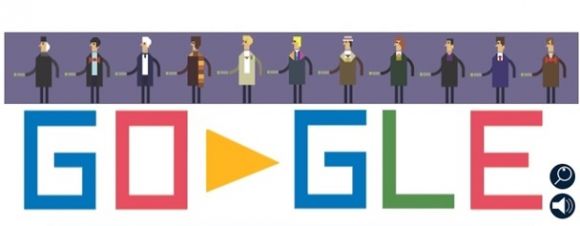 Google празднует пятидесятилетие Доктора Кто своим новым игровым дудлом