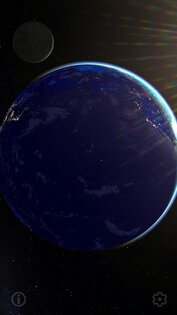 3D Земля и Луна обои 1.1.13. Скриншот 4