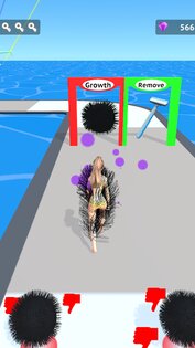 Hair Removal Run! 1.2.0. Скриншот 1