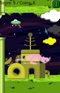 Flappy Space Grace 3.0. Скриншот 3