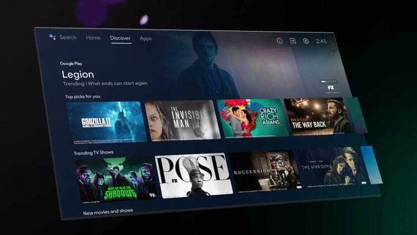 Google выпустила Android TV 13 для телевизоров: что нового
