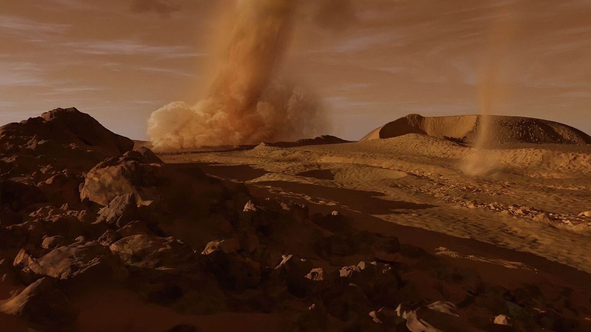 На Марсе записали звуки «пылевого дьявола». Это удалось впервые в истории