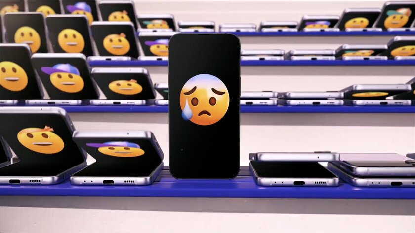 Здесь замешан футбол: Samsung троллит iPhone за то, что он не складывается