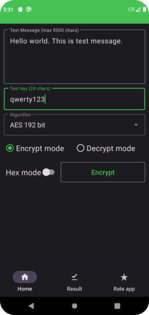 DES and AES Encryption 1.7. Скриншот 3