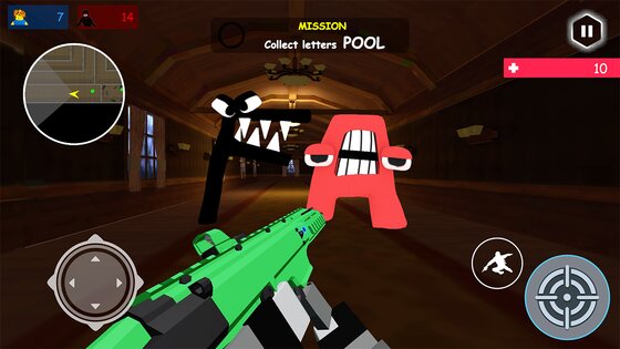 Alphabet Shooter: Survival FPS 1.0.56. Скриншот 3