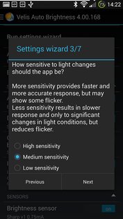Velis Auto Brightness 5.01. Скриншот 4