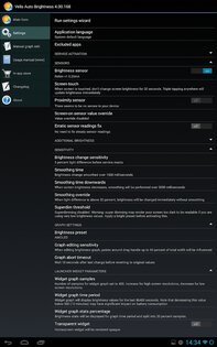 Velis Auto Brightness 5.01. Скриншот 7